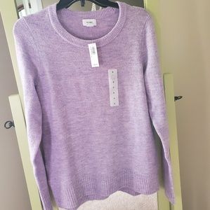 Brand new Old Navy Crew neck sweater in marbled purple